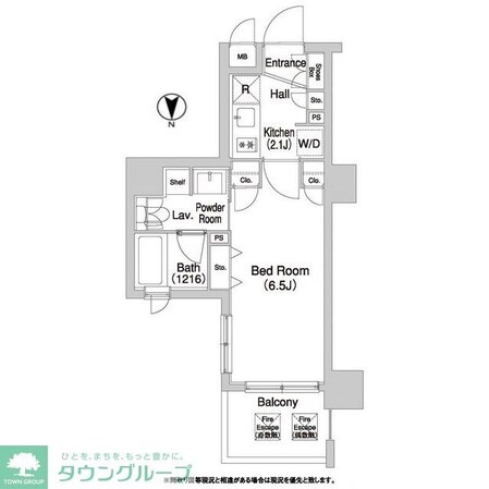 コンフォリア清澄白河トロワの物件間取画像
